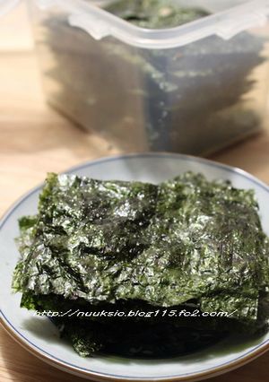 美味しい☆★手作り韓国海苔-レシピのメイン写真