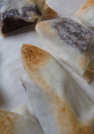 チョコ春巻き　ノンオイル！-レシピのメイン写真