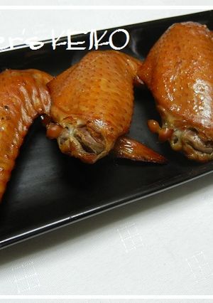 中華鍋で☆自家製手羽先の燻製-レシピのメイン写真