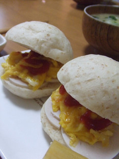 鶏ハムとふんわり卵のサンド-レシピのメイン写真