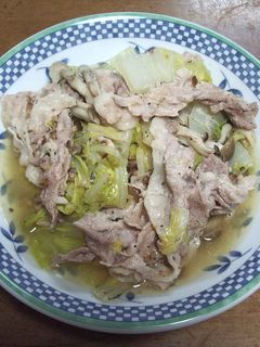かんたん白菜豚(市販の蒸し鍋の素利用)-レシピのメイン写真
