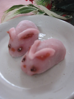 大福でうさぎ♡-レシピのメイン写真