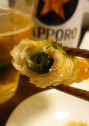 ビール多めに♪豚シソクルクル餃子-レシピのメイン写真
