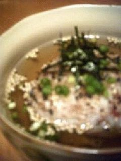 茶漬け・梅おかか+ゴマの焼きオニギリ-レシピのメイン写真