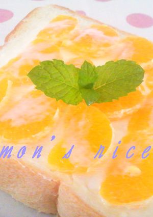 ✿クリチみかんトースト✿-レシピのメイン写真