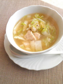 ささみと白菜の春雨スープ-レシピのメイン写真