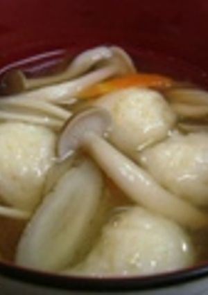 つくね芋の団子汁-レシピのメイン写真