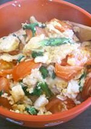 簡単！絶品！ツナトマト丼-レシピのメイン写真
