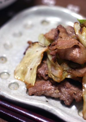 梅こぶ茶で豚の生姜焼き-レシピのメイン写真