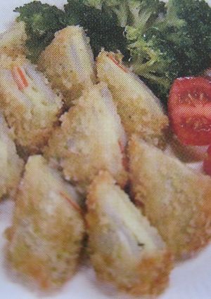 ゴボウのはさみ揚げ-レシピのメイン写真