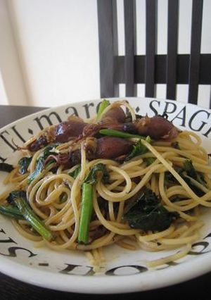 ホタルイカとほうれん草のパスタ-レシピのメイン写真