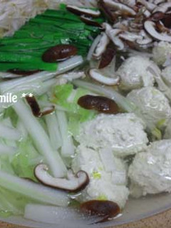 ふっわふわな鶏肉団子鍋-レシピのメイン写真