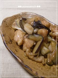 簡単deうま辛★鶏ももとなすの甘辛炒め-レシピのメイン写真