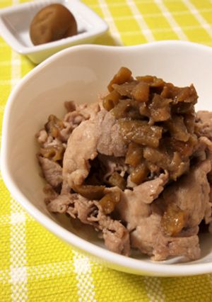 梅酒の梅で★豚肉の梅酒焼き-レシピのメイン写真