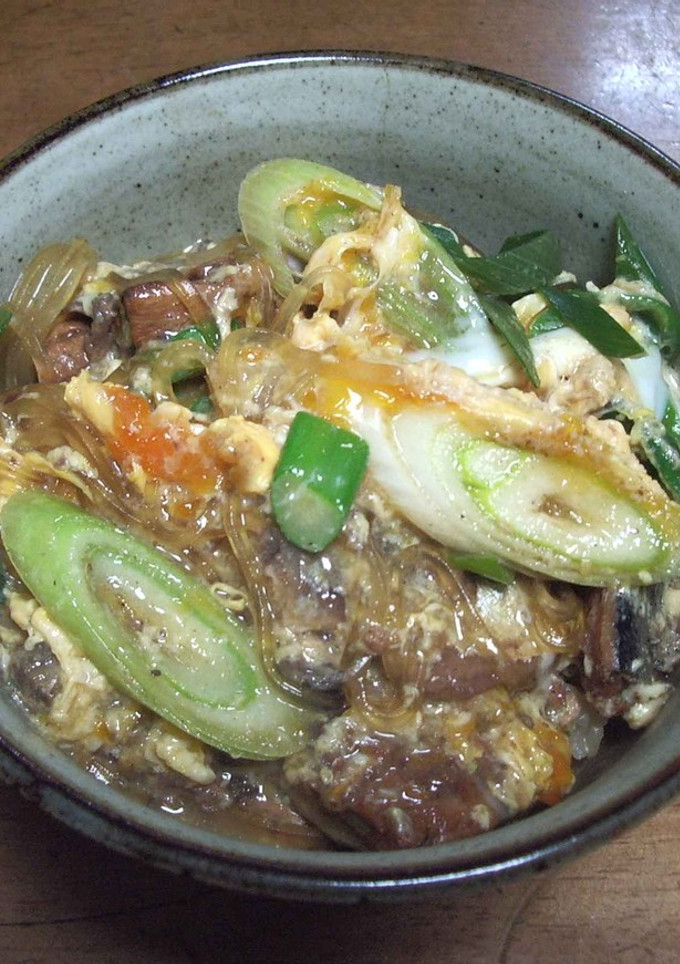 かんたんさんまの蒲焼丼（蒲焼缶利用）-レシピのメイン写真