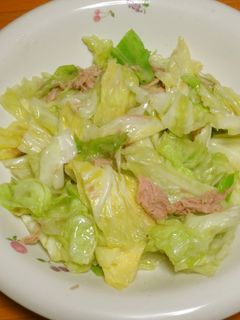 簡単♪やわらかキャベツとシーチキン炒め-レシピのメイン写真