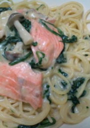 ＊簡単♪サーモンのクリームパスタ＊-レシピのメイン写真