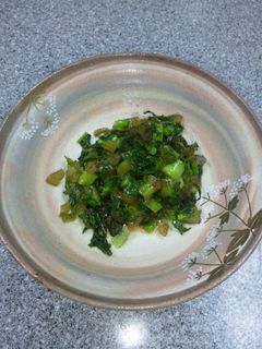 ご飯がおいし~い 大根葉のきんぴら!-レシピのメイン写真