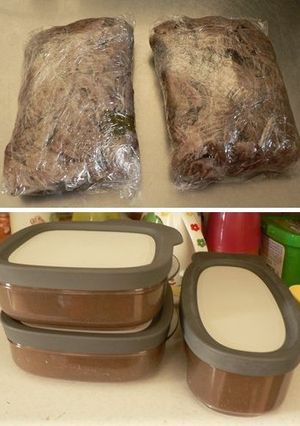 圧力鍋でとろとろ牛すじ肉（下処理方法）-レシピのメイン写真