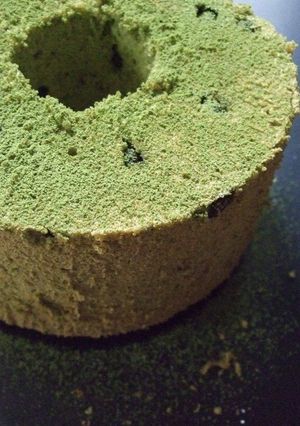 甘納豆入り抹茶シフォン-レシピのメイン写真