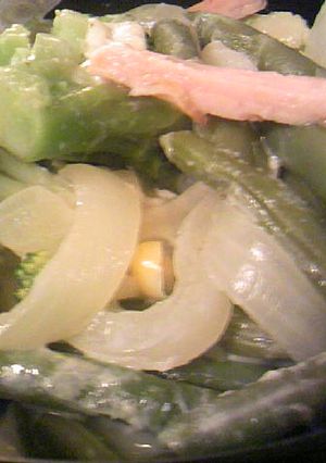 ダイエット：ハムと野菜のチーズシチュー-レシピのメイン写真