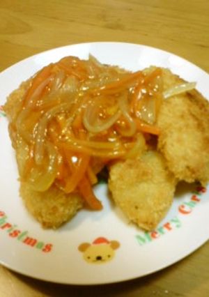 白身魚フライの野菜あんかけ-レシピのメイン写真
