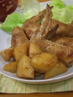 手羽先とじゃがいもの照り煮♪-レシピのメイン写真
