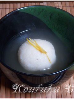 山芋団子の澄まし汁-レシピのメイン写真