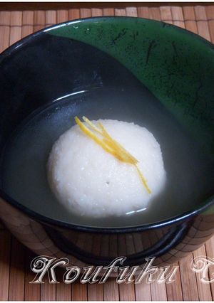 山芋団子の澄まし汁-レシピのメイン写真