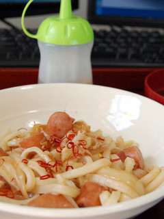 ナンプラー使ったエスニック風な焼きうどん-レシピのメイン写真