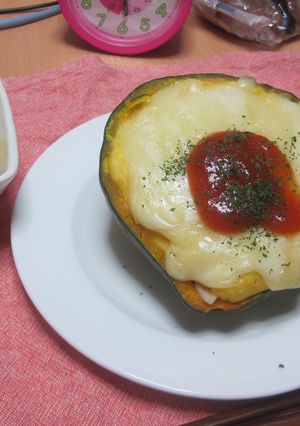 ひき肉とかぼちゃの豆乳クリームグラタン-レシピのメイン写真