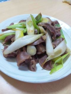 砂肝とネギ炒め-レシピのメイン写真