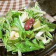 食べるドレッシング☆林檎と水菜のサラダ