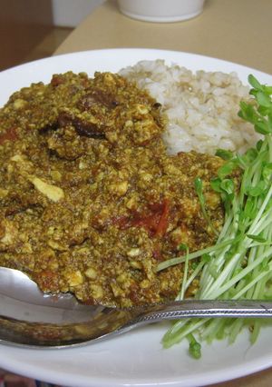 豆腐とトマトのドライカレー-レシピのメイン写真