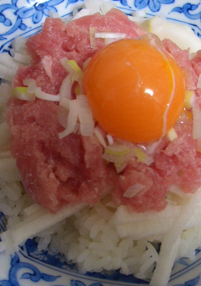 簡単✤長いもとねぎとろ丼-レシピのメイン写真