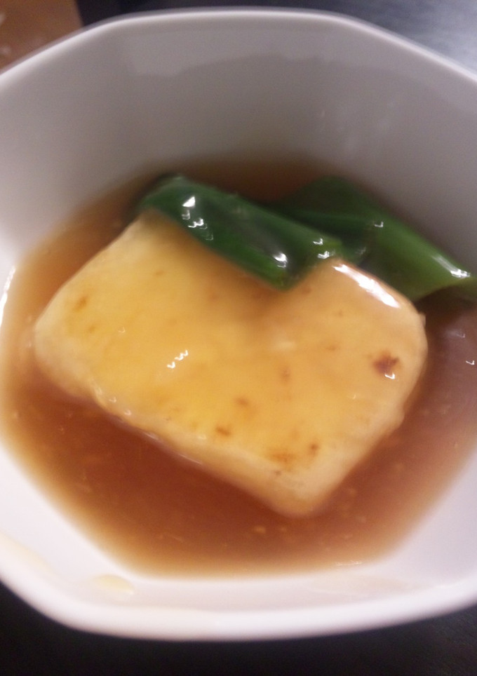 揚げない！揚げだし豆腐風の和風あんかけ-レシピのメイン写真