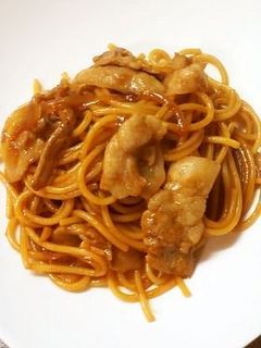 豚バラ肉deこってり味噌パスタ-レシピのメイン写真
