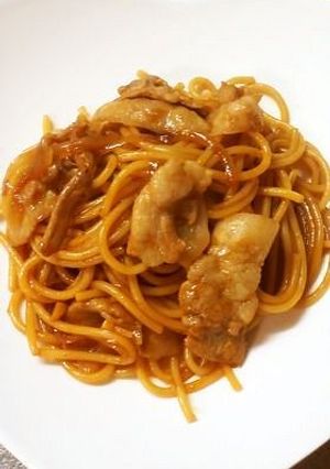 豚バラ肉deこってり味噌パスタ-レシピのメイン写真