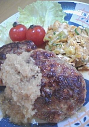 うちの和風味噌ハンバーグ＆おろしダレ♪-レシピのメイン写真