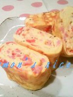 ✿トマトベーコンの卵焼き✿-レシピのメイン写真