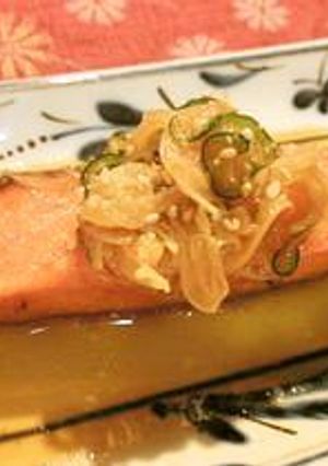 サーモンの甘酢漬け♪-レシピのメイン写真
