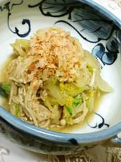 あっさりと♪白菜とえのきのおかか和え-レシピのメイン写真