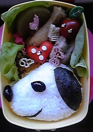 簡単キャラ弁*スヌーピー-レシピのメイン写真