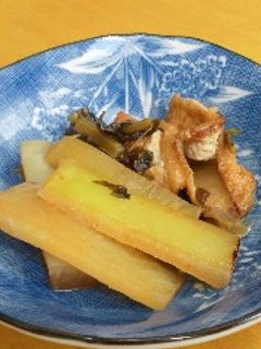 大根の皮と油揚げの炒め煮-レシピのメイン写真