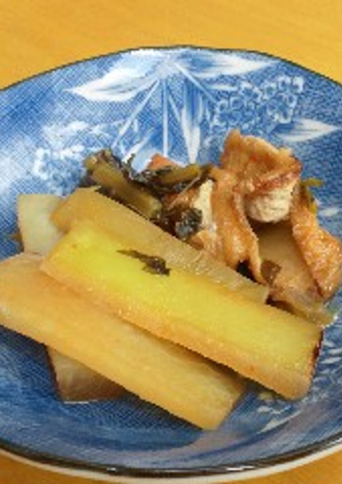 大根の皮と油揚げの炒め煮-レシピのメイン写真