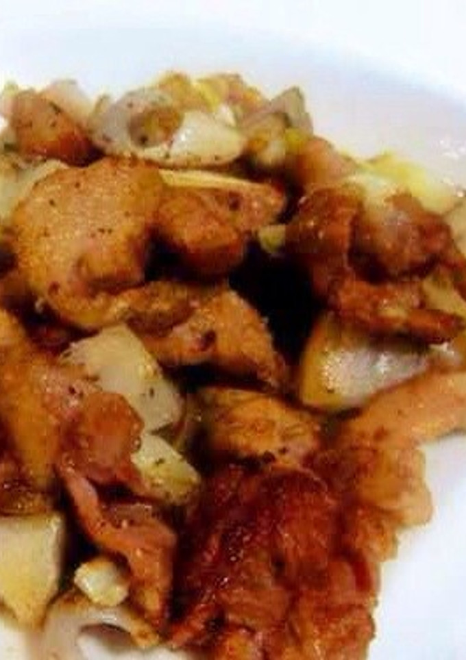 簡単すぎる！れんこんと豚肉の炒め物-レシピのメイン写真