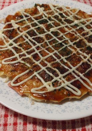 カルシウムたっぷりお好み焼き-レシピのメイン写真