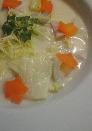 ♡白菜と根菜のチーズクリームシチュー♡　-レシピのメイン写真