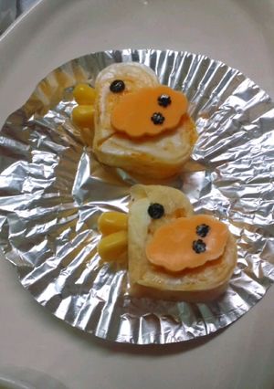 かわいい♪とりさんの卵焼き☆キャラ弁に☆-レシピのメイン写真