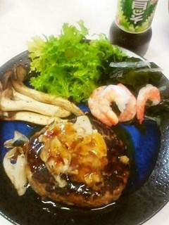 青ジソドレ+ダブルおろしでハンバーグ-レシピのメイン写真
